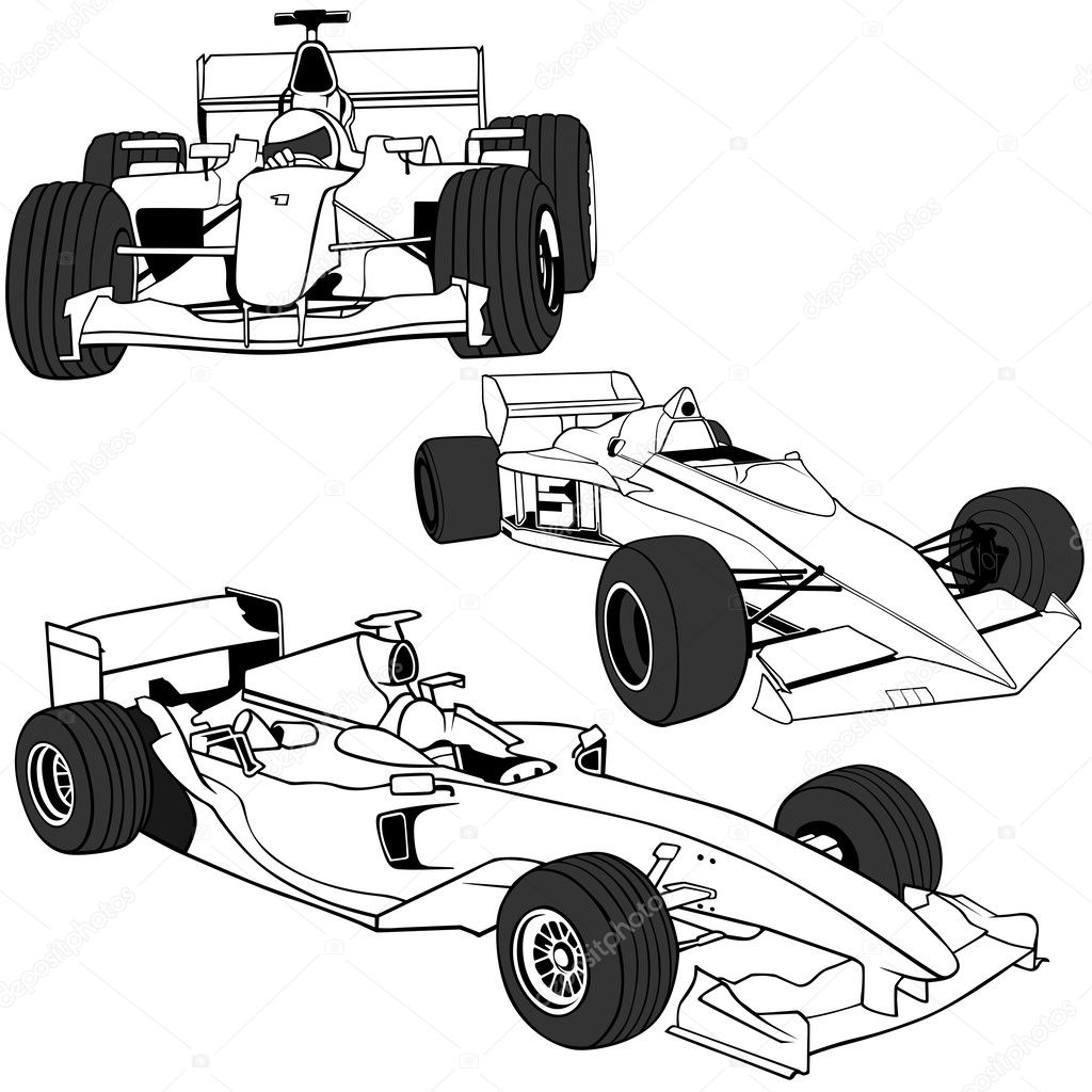 Racing Cars Stock Vector Image by ©dero2010 #3161297