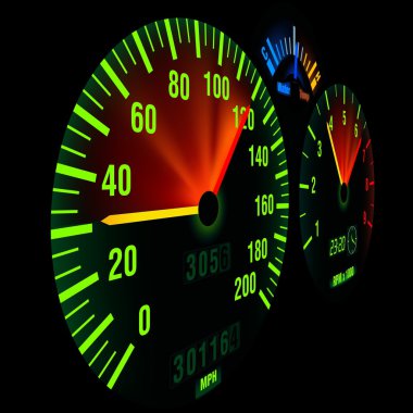 Speedometer clipart