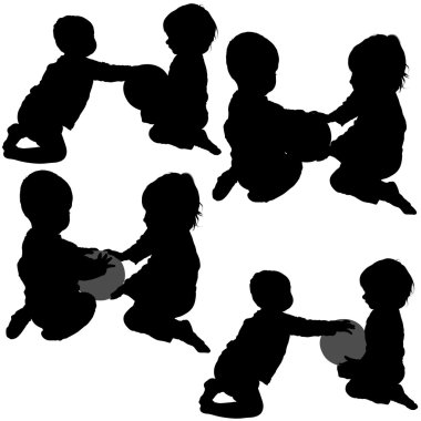 Kids Play Ball clipart