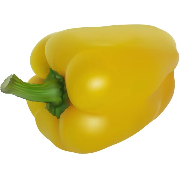Yellow Pepper — Stock Vector