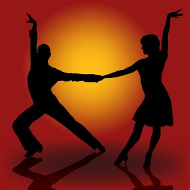 Latino Dancers clipart