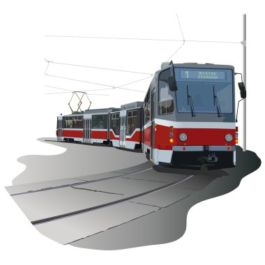 Streetcar clipart