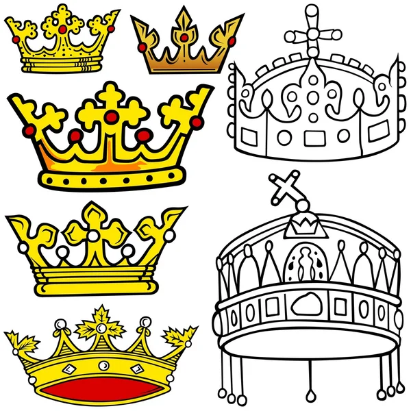 Corona Real — Archivo Imágenes Vectoriales