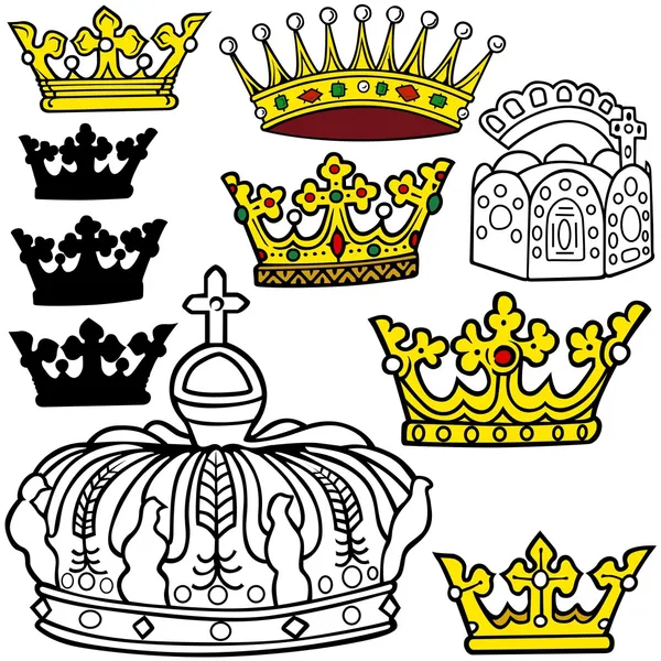 Királyi korona — Stock Vector