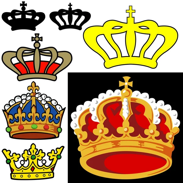 Coroa Real — Vetor de Stock