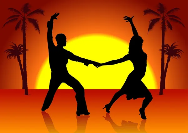 Danse latino américaine — Image vectorielle