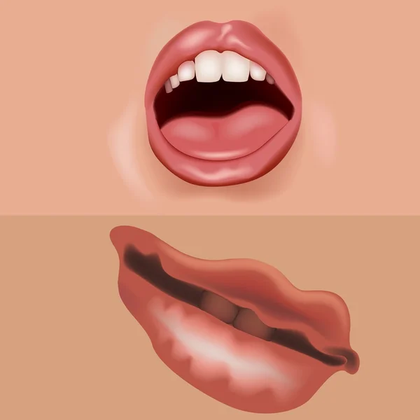 Lèvres — Image vectorielle