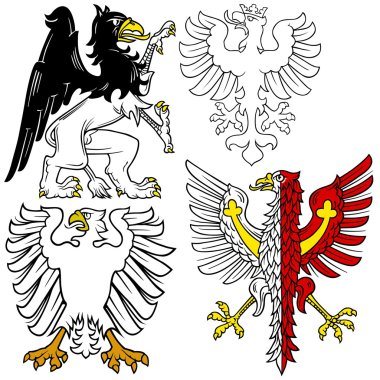 Heraldic Eagle clipart