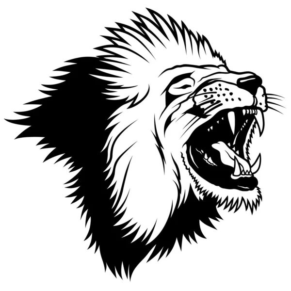 狮头 — 图库矢量图片