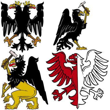 Heraldic Eagle clipart