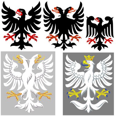 Heraldic Eagle clipart