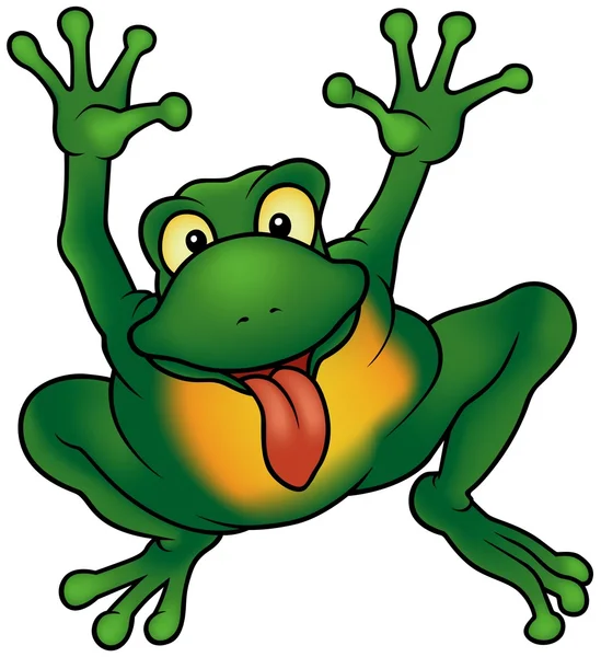 快乐青蛙 — 图库矢量图片