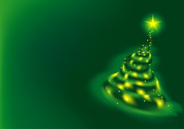 Green Christmas Tree clipart