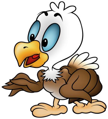 Little Bald Eagle clipart