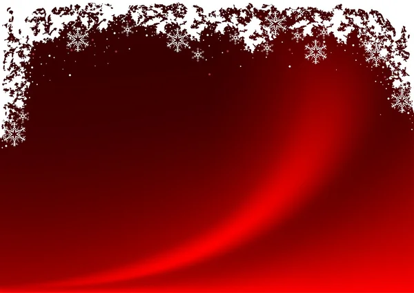 Piros karácsonyi háttér — Stock Vector
