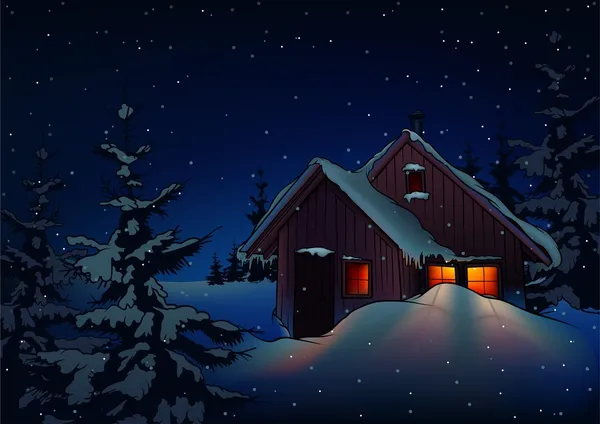 Різдвяна ніч — стоковий вектор