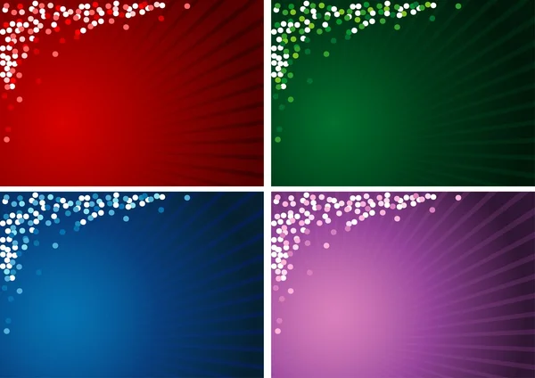 Set de Navidad de colores — Archivo Imágenes Vectoriales