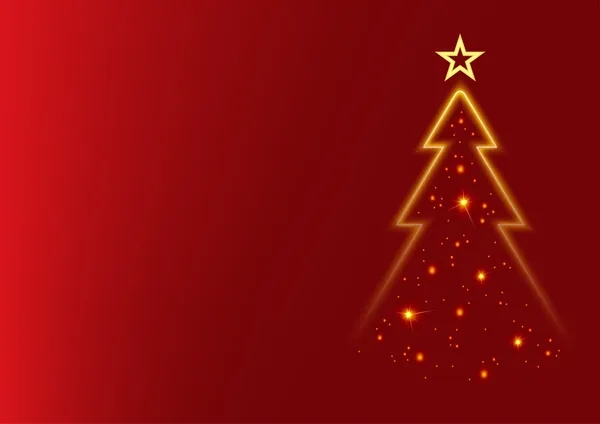 Forme arbre de Noël — Image vectorielle