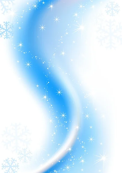 Natal de inverno azul —  Vetores de Stock