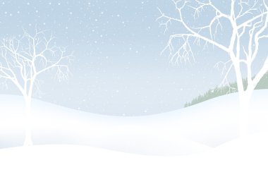 Winter Landscape clipart