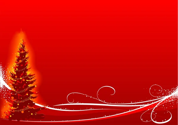 红色圣诞 — 图库矢量图片