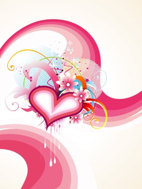 Beautiful Heart Vector design art clipart