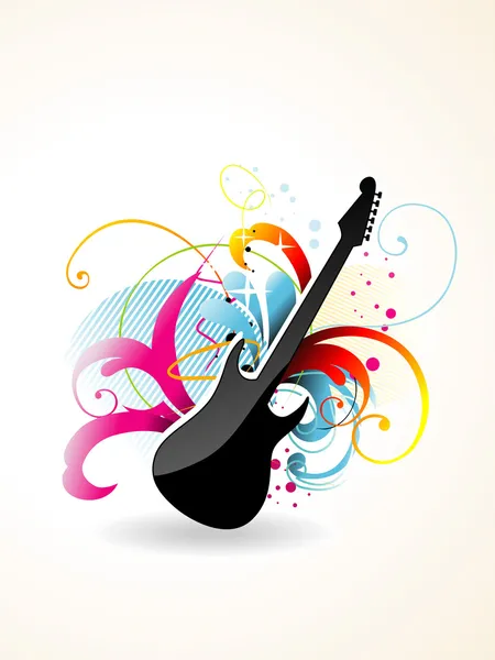 Guitare Art vectoriel — Image vectorielle