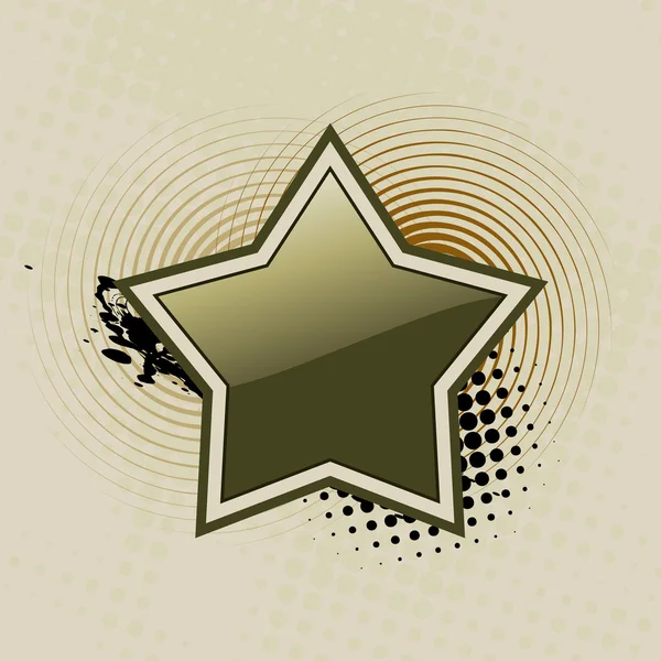 Bel art vectoriel étoile — Image vectorielle
