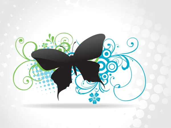 Bel art vectoriel papillon — Image vectorielle