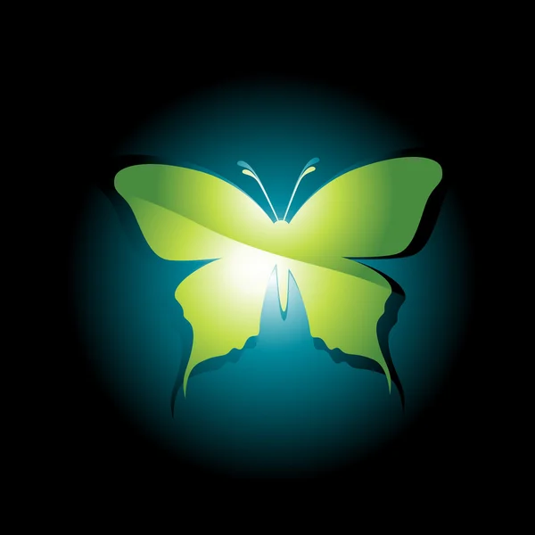 Vektor schöner Schmetterling — Stockvektor