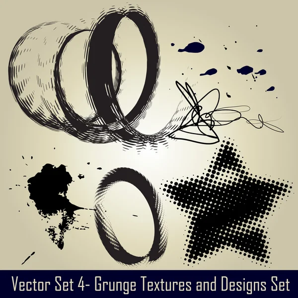 Ensemble de grunge vectoriel — Image vectorielle