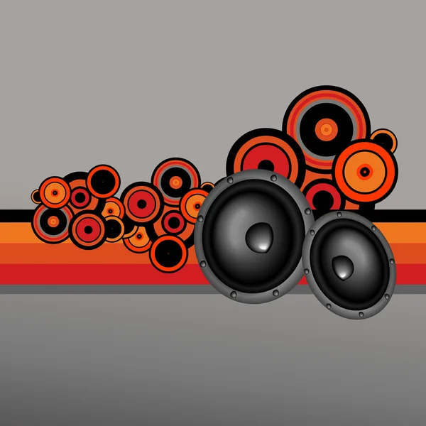 Design musical de style rétro — Image vectorielle