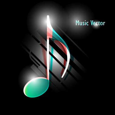 Vector music background clipart