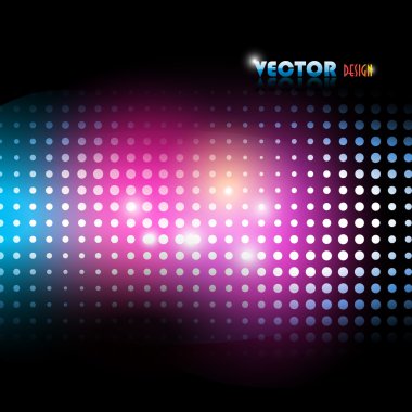 Colorful lights background clipart