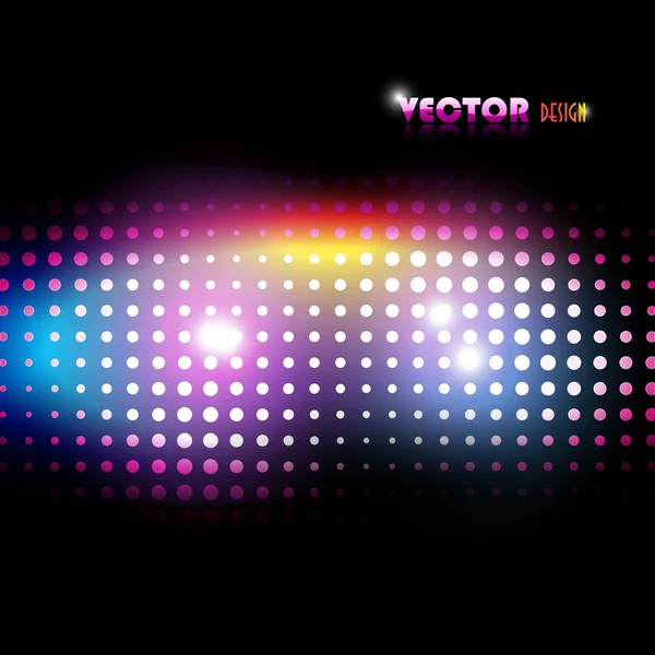 Háttér színes fények — Stock Vector