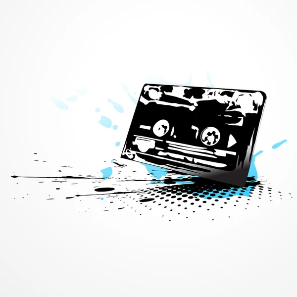 Vector cassette — Stock Vector