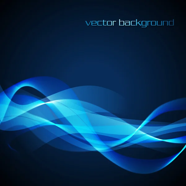Onda de neón vectorial — Vector de stock