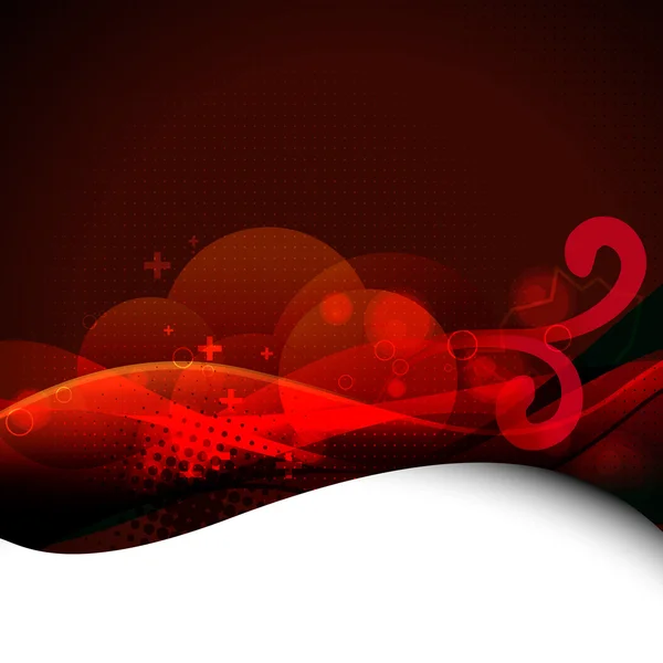 Beau vecteur eps10 fond rouge — Image vectorielle