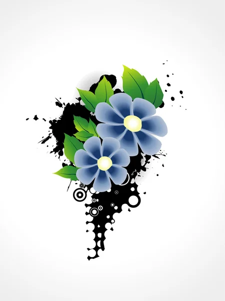 ベクターの花の芸術的なデザイン — ストックベクタ