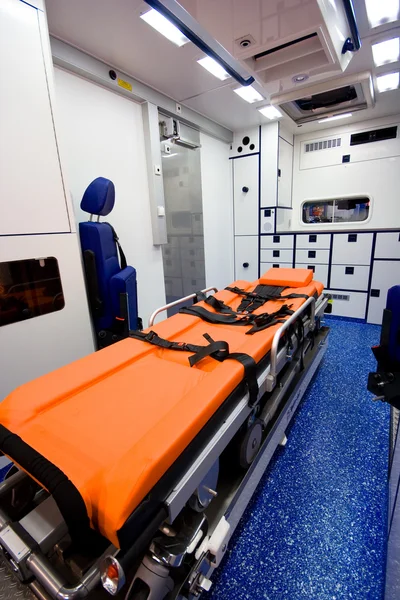 Wnętrze ambulansu — Zdjęcie stockowe