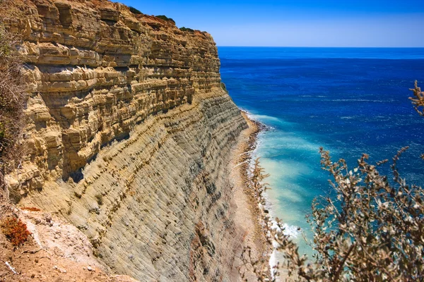 Algarve kaya - Sahili Portekiz — Stok fotoğraf