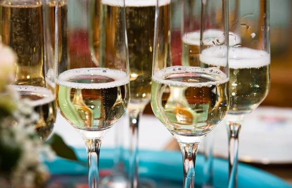 stock image Golden champagne sparkle