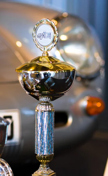 Trofej pro automobilový závod — Stock fotografie