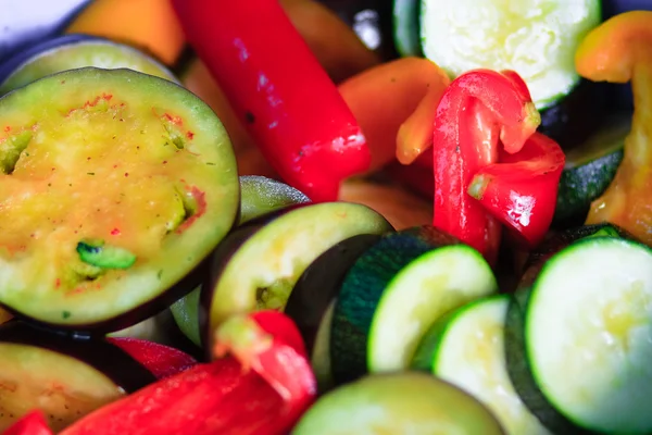 stock image Vegetable grill pane