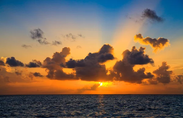 Μαλδίβων ηλιοβασίλεμα — Φωτογραφία Αρχείου