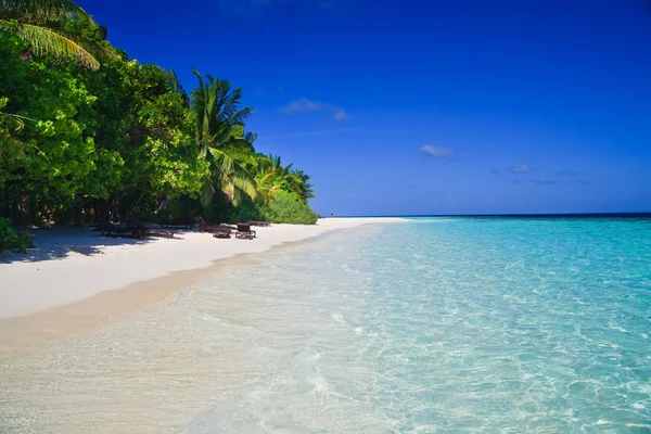 Paraíso tropical em Maldivas — Fotografia de Stock