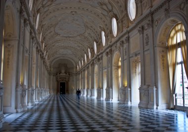 Diana's Gallery in Venaria Reale (Italy) royal palace clipart