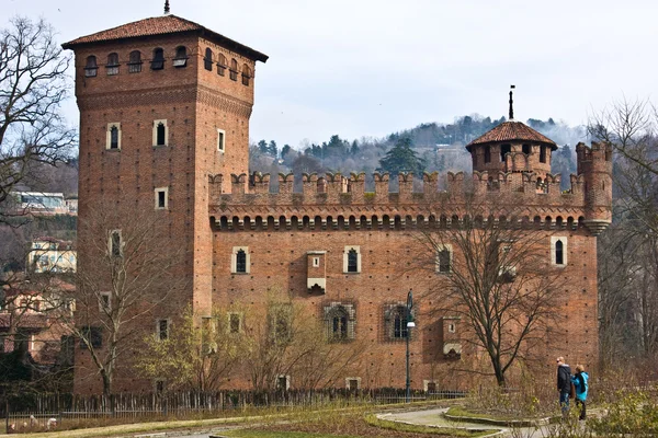 Torino, castello medievale — Foto Stock