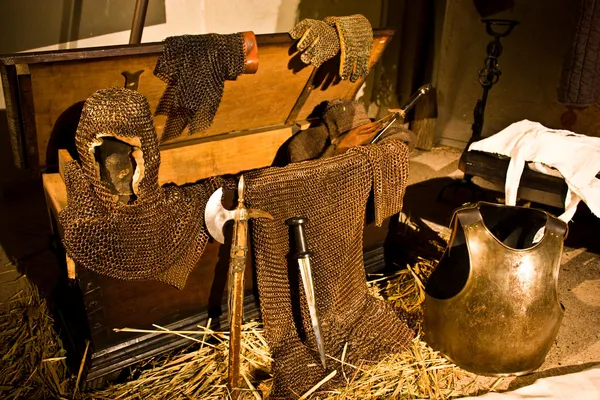 Середньовічні зброї — стокове фото
