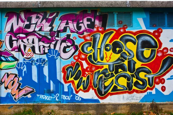 Grafite italiano — Fotografia de Stock